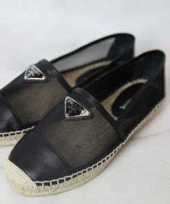 Replica Design Shoes Espadrilles, Black Mesh, New in Box WA001 copy shoes